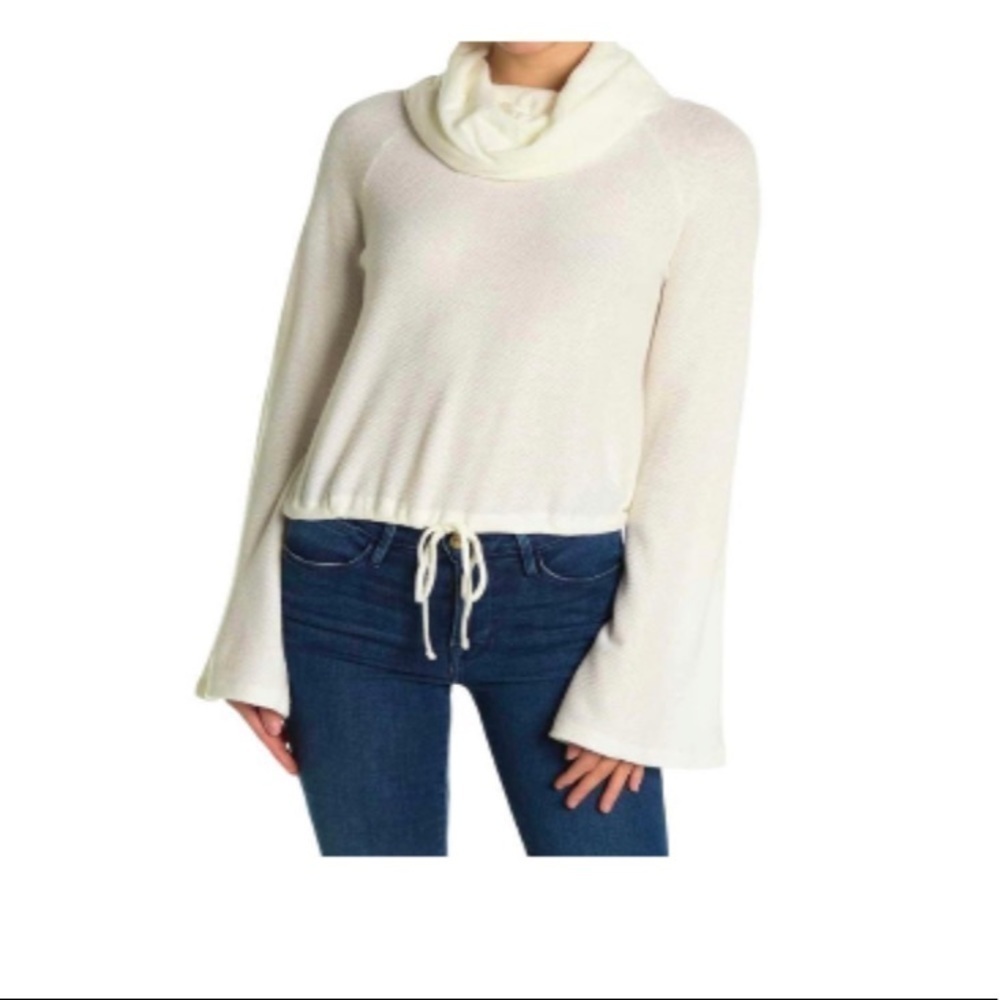 Cupcakes & Cashmere Cowl Neck Sweater